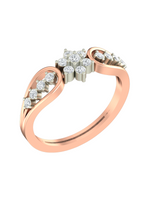 18K Gold & Diamond Ring For Women KRA10361